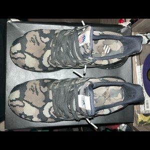 ADIDAS ULTRA BOOST 4.0 BAPE A BATHING APE BLACK CAMO - MENS SIZE 7 Pre-Owned